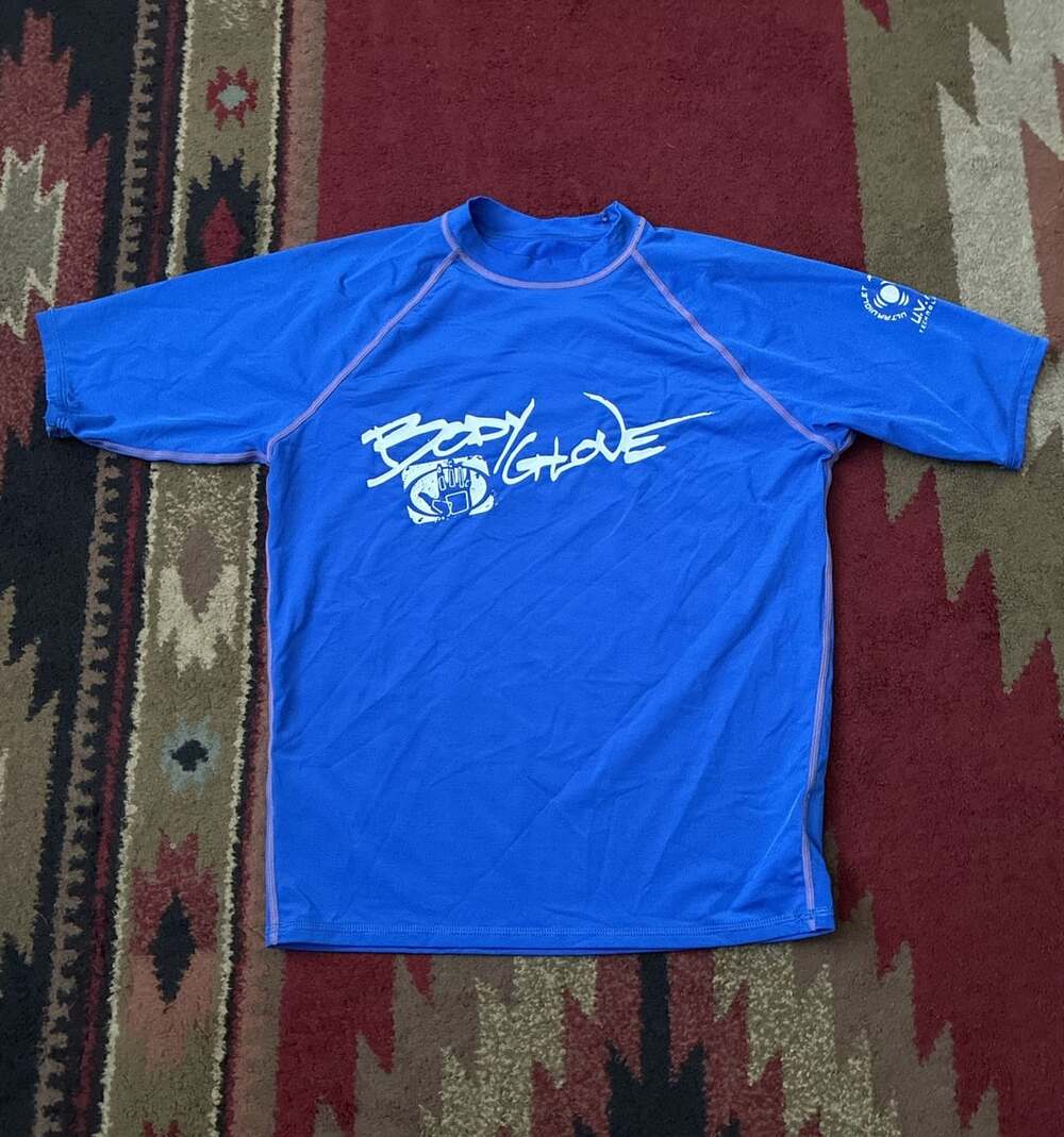 Body Glove Blue Rash Guard Swim Surf Shirt XL